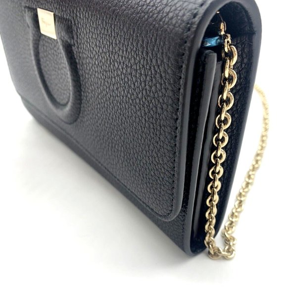 Salvatore Ferragamo Gancini City Leather Wallet on a Chain - Picture 3 of 7